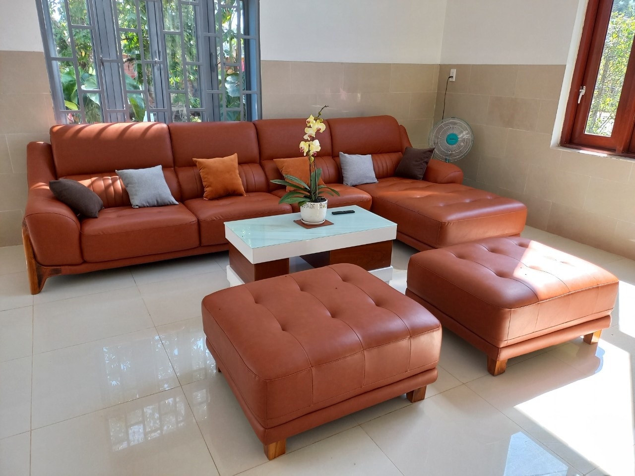 SOFA DA PHÒNG KHÁCH  TÂN PHÚ ĐỒNG NAI 