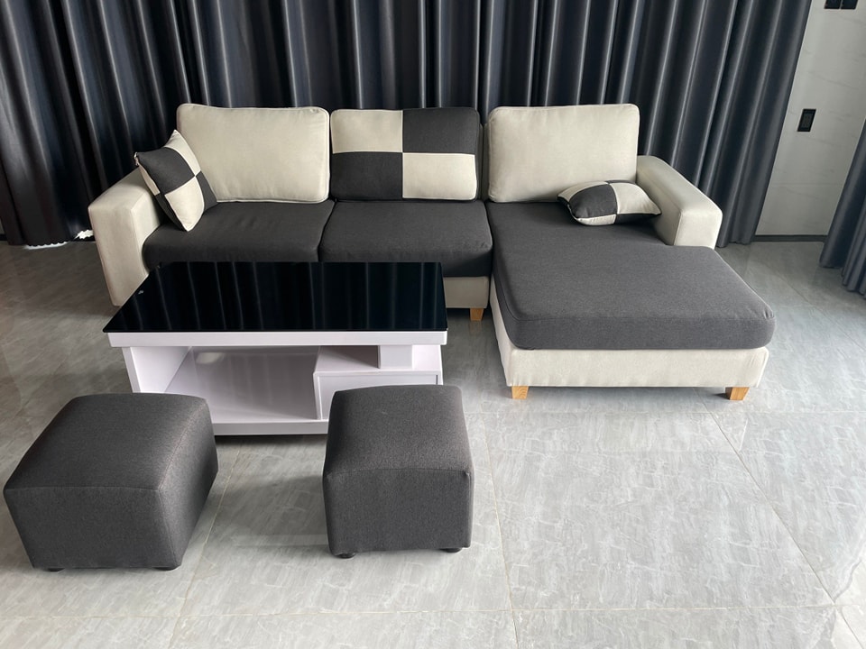 Sofa phòng khách chữ L SS79