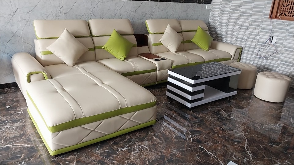 SOFA PHÒNG KHÁCH CAO CẤP VẢI NHUNG BQ08 LONG THÀNH ĐỒNG NAI 