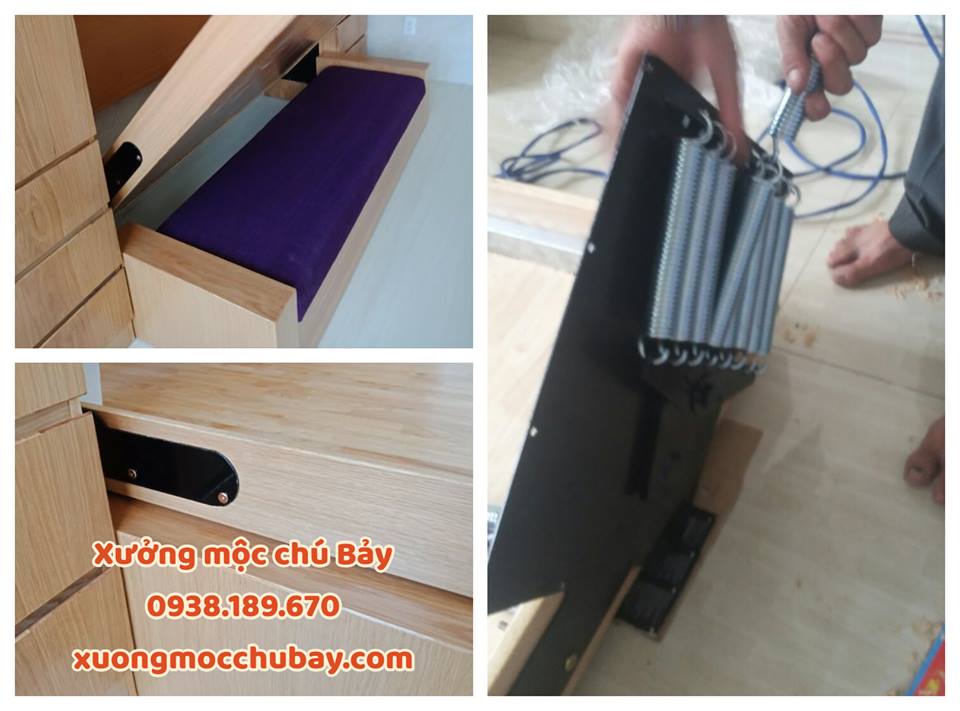Giường gấp thông minh kết hợp ghế sofa 1m4x2m