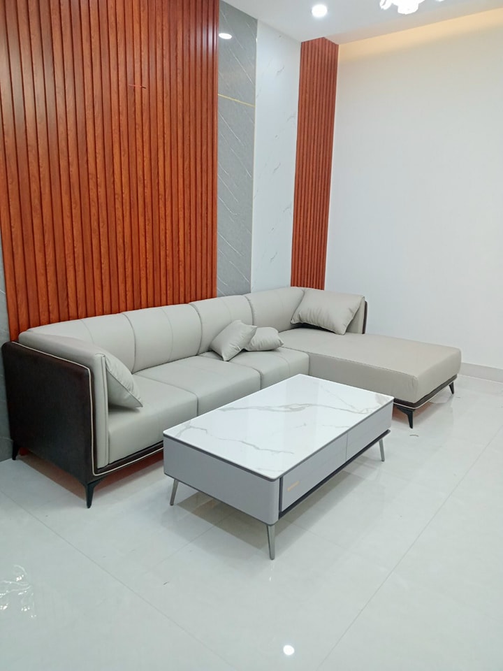 SOFA CHỮ L XÁM XANH TQ9 THUẬN AN BÌNH DƯƠNG 