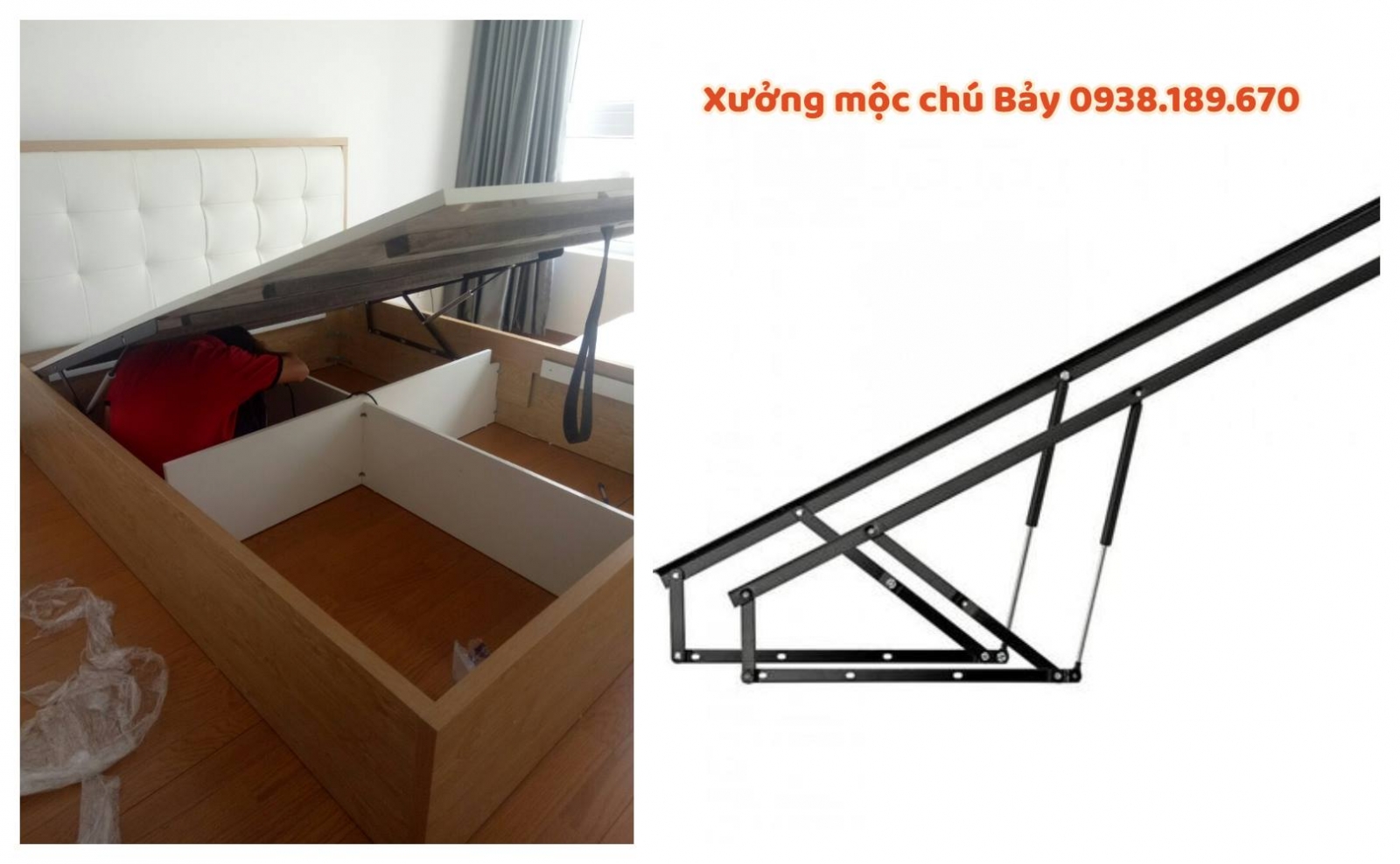 Giường gấp gọn thông minh giá rẻ quận Bình Thạnh tp Hồ Chí Minh