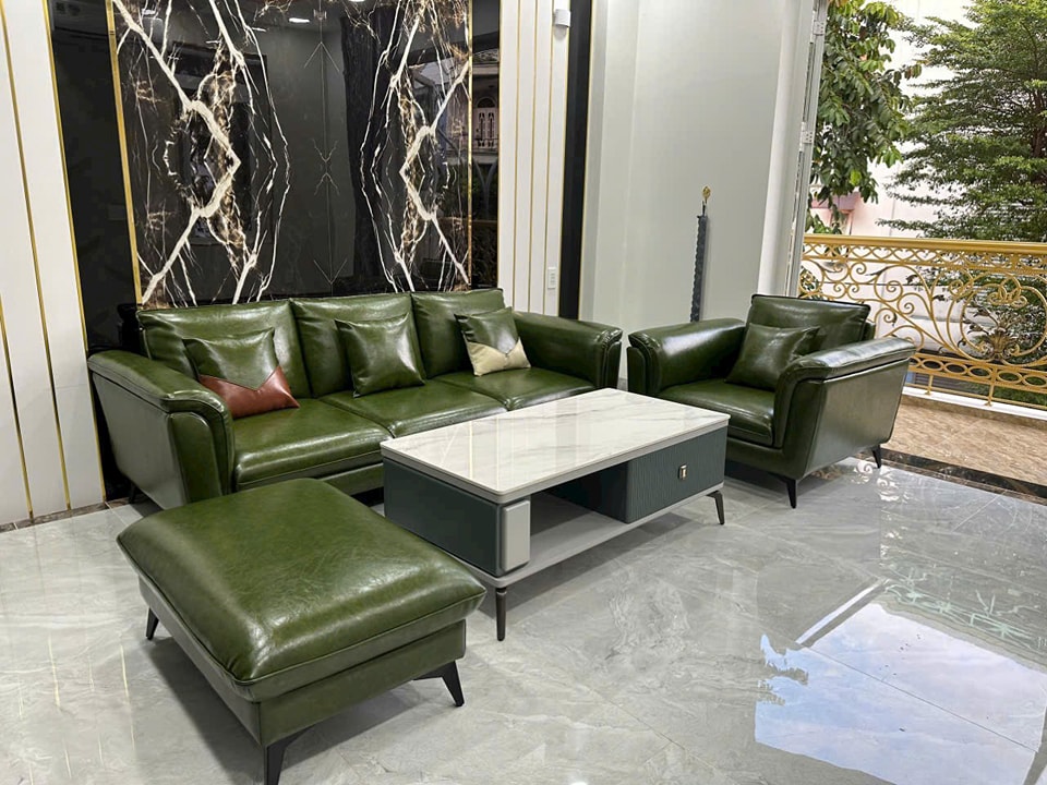 SOFA TÂN CỔ ĐIỂN VẢI NHUNG HOA VĂN LK03  TÂN PHÚ ĐỒNG NAI 