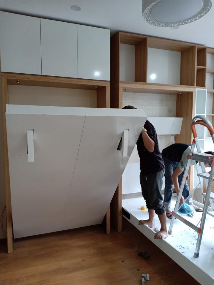 Giường gấp gọn thông minh giá rẻ quận Bình Thạnh tp Hồ Chí Minh