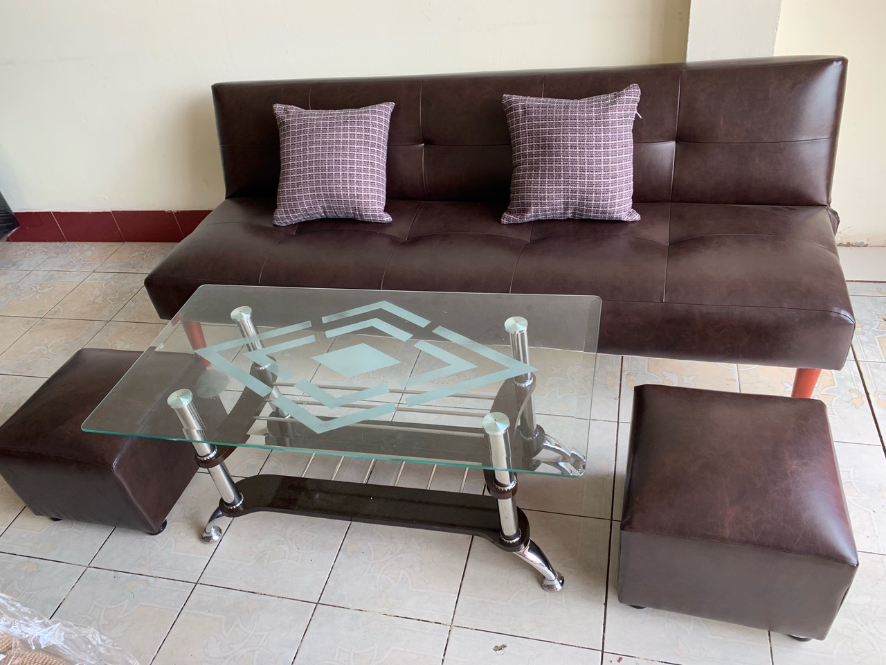 Ghế sofa giường nằm da P.U giá rẻ tại Bà Rịa - Vũng Tàu