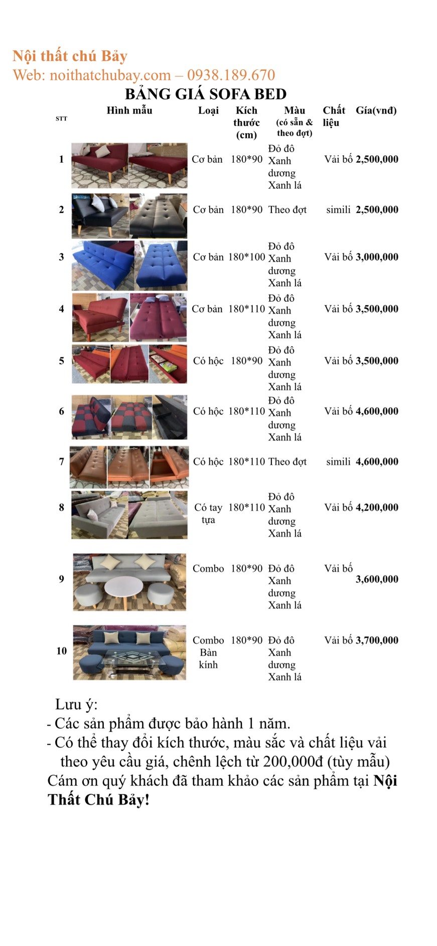 Mua ghế sofa giường giá rẻ tại Bà Rịa - Vũng Tàu
