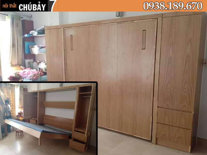 Giường thông minh kết hợp tủ giá bao nhiêu