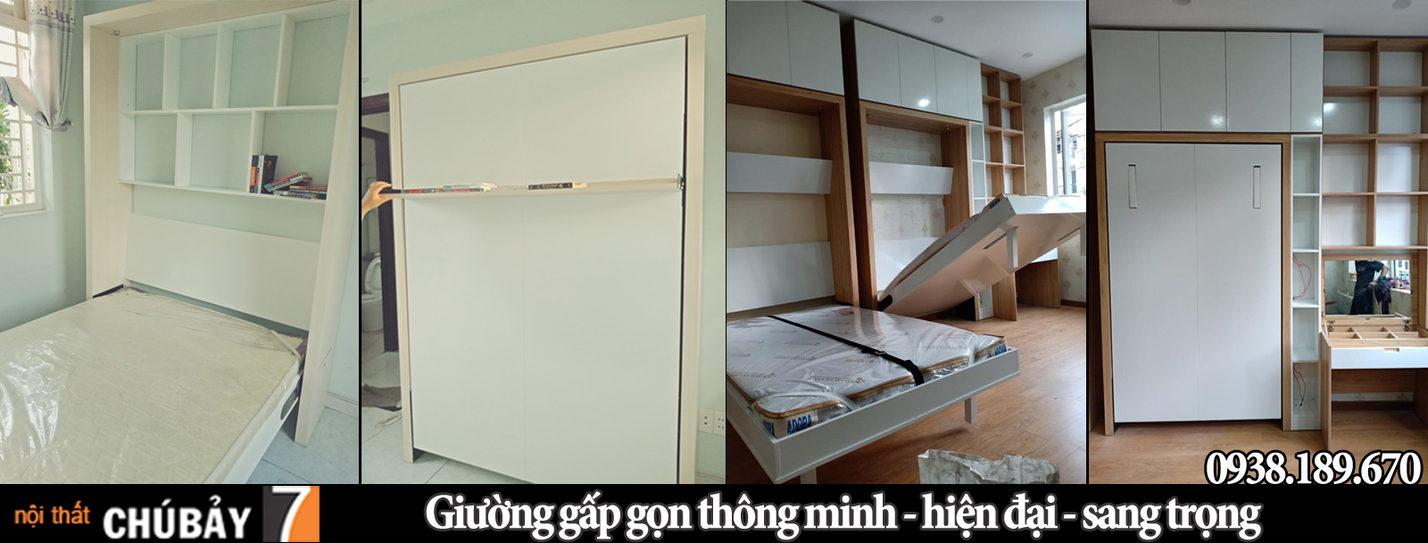 Giường gấp gọn thông minh cho phòng ngủ 5m2 tại tp Hồ Chí Minh