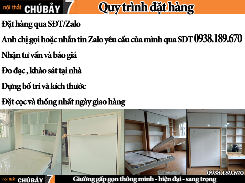 Giường gấp gọn thông minh cho phòng ngủ 5m2 tại tp Hồ Chí Minh