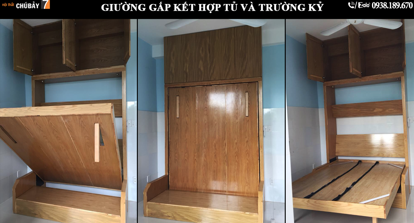 Giường gấp thông minh mở rộng không gian giá rẻ tại Bình Dương năm 2020