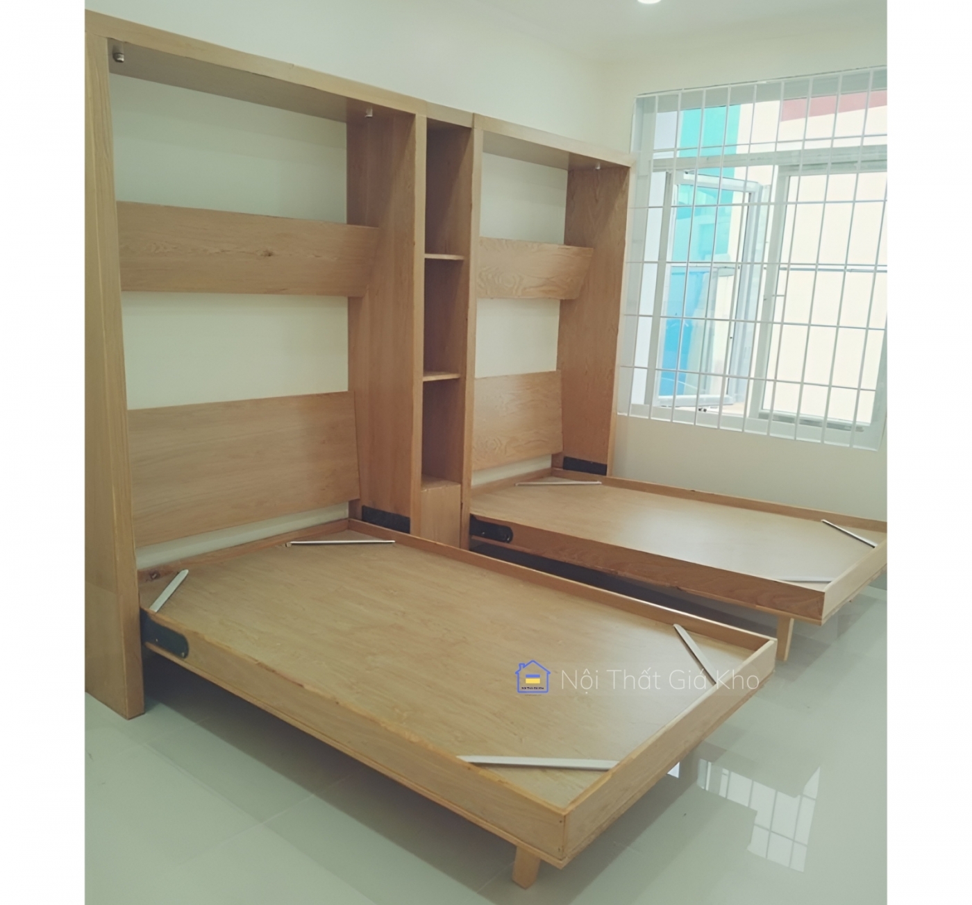 Giường gấp tường thông minh 1m2x2m