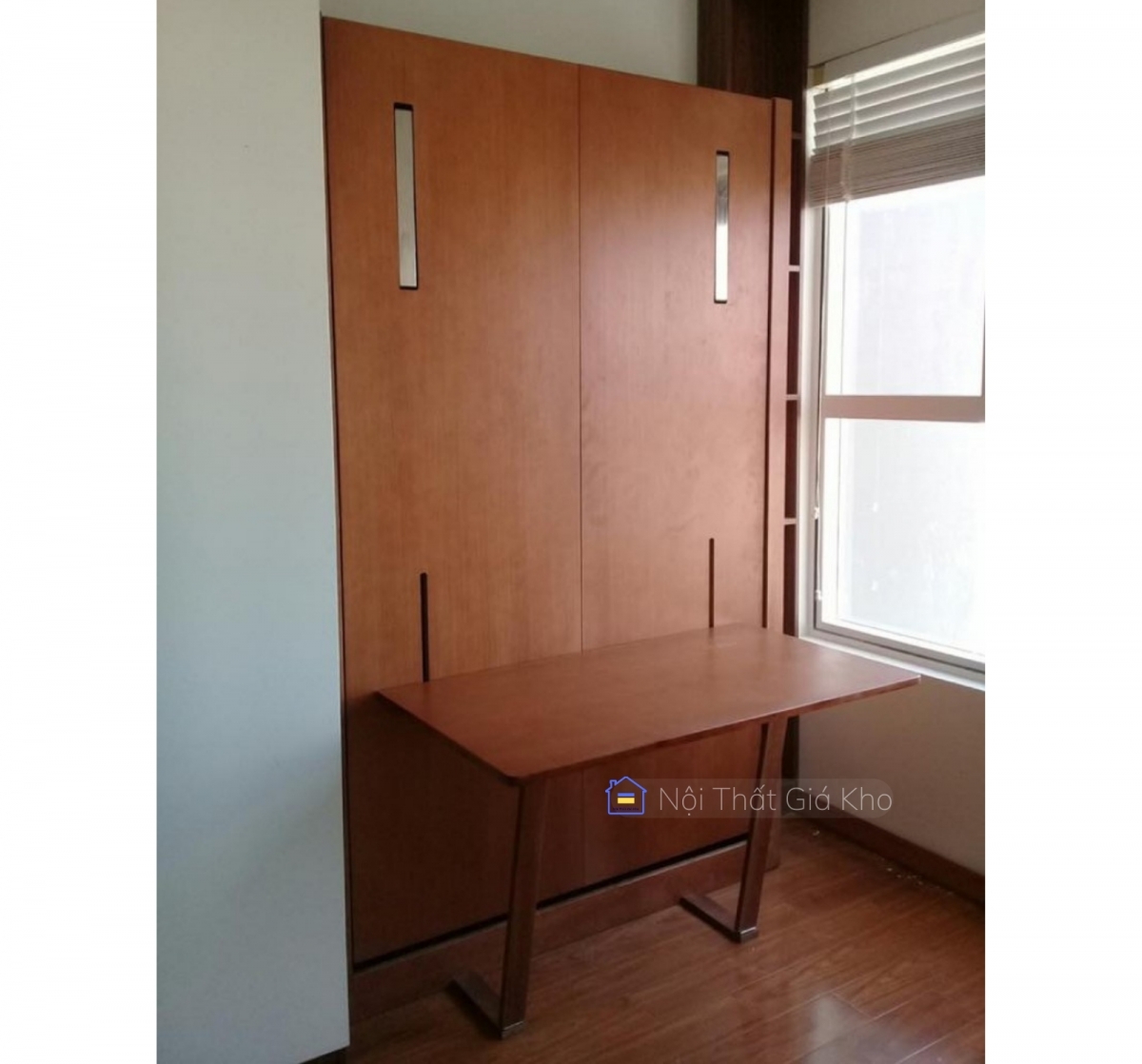 Giường thông minh kết hợp bàn học 1m2x2m