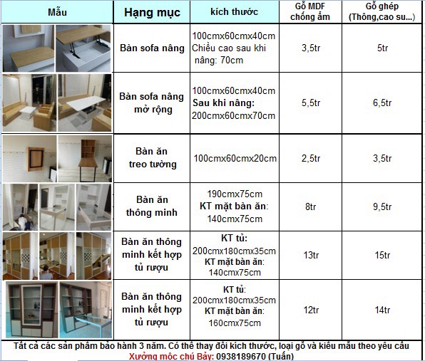 Mua bàn gấp thông minh giá rẻ tại Long Thành Nhơn Trạch Đồng Nai