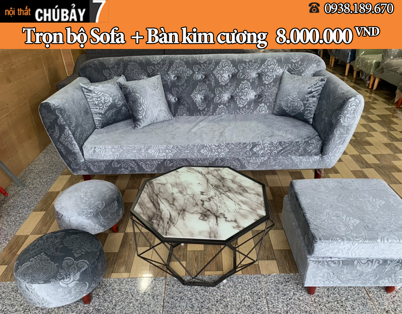 Mua ghế sofa phòng khách giá rẻ tại Bà Rịa - Vũng Tàu năm 2019