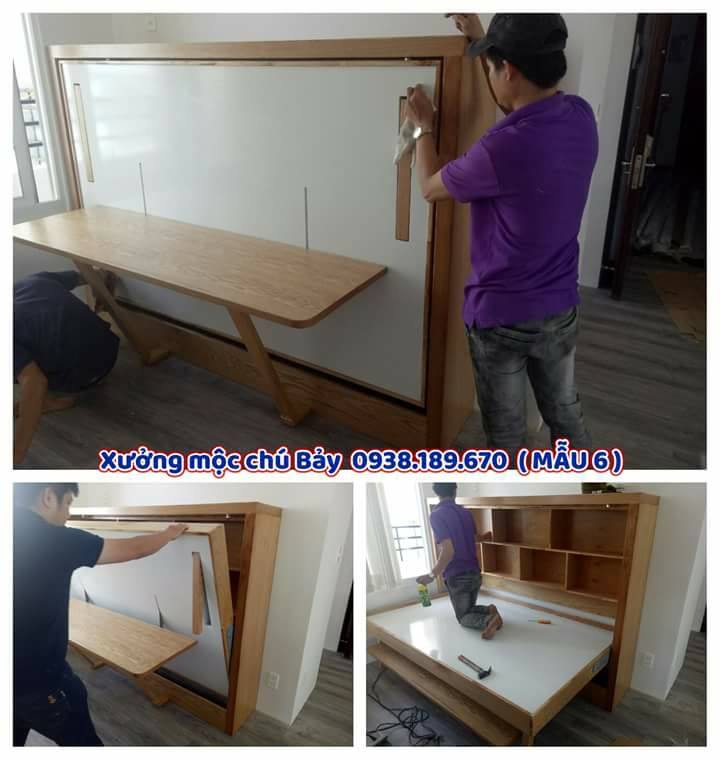 Mua giường gấp thông minh kết hợp bàn giá rẻ tại Long Thành - Nhơn Trạch - Đồng Nai