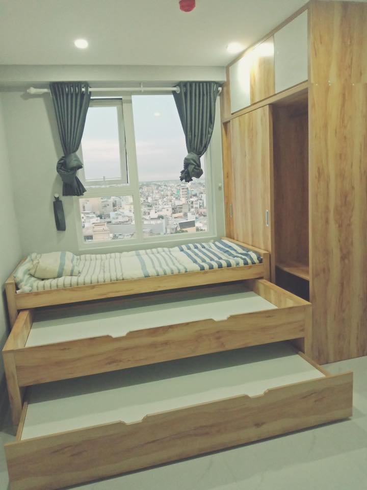 Mua giường gấp thông minh kết hợp tủ quần áo 2 trong 1 tại quận Bình Tân