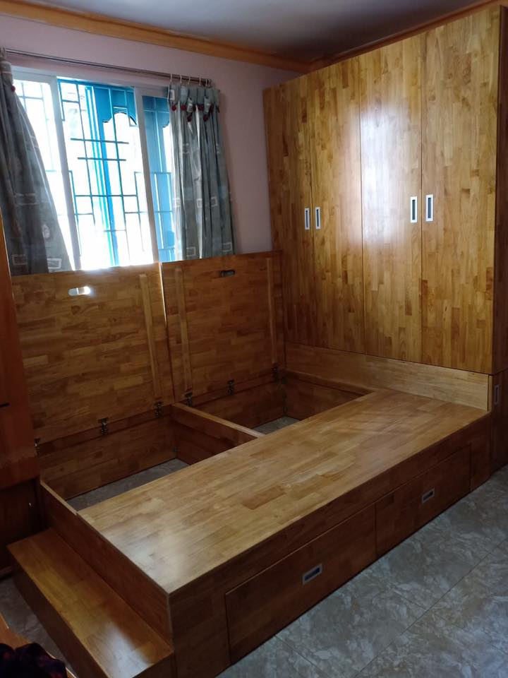 Mua giường gấp thông minh kết hợp tủ quần áo 2 trong 1 tại quận Bình Tân