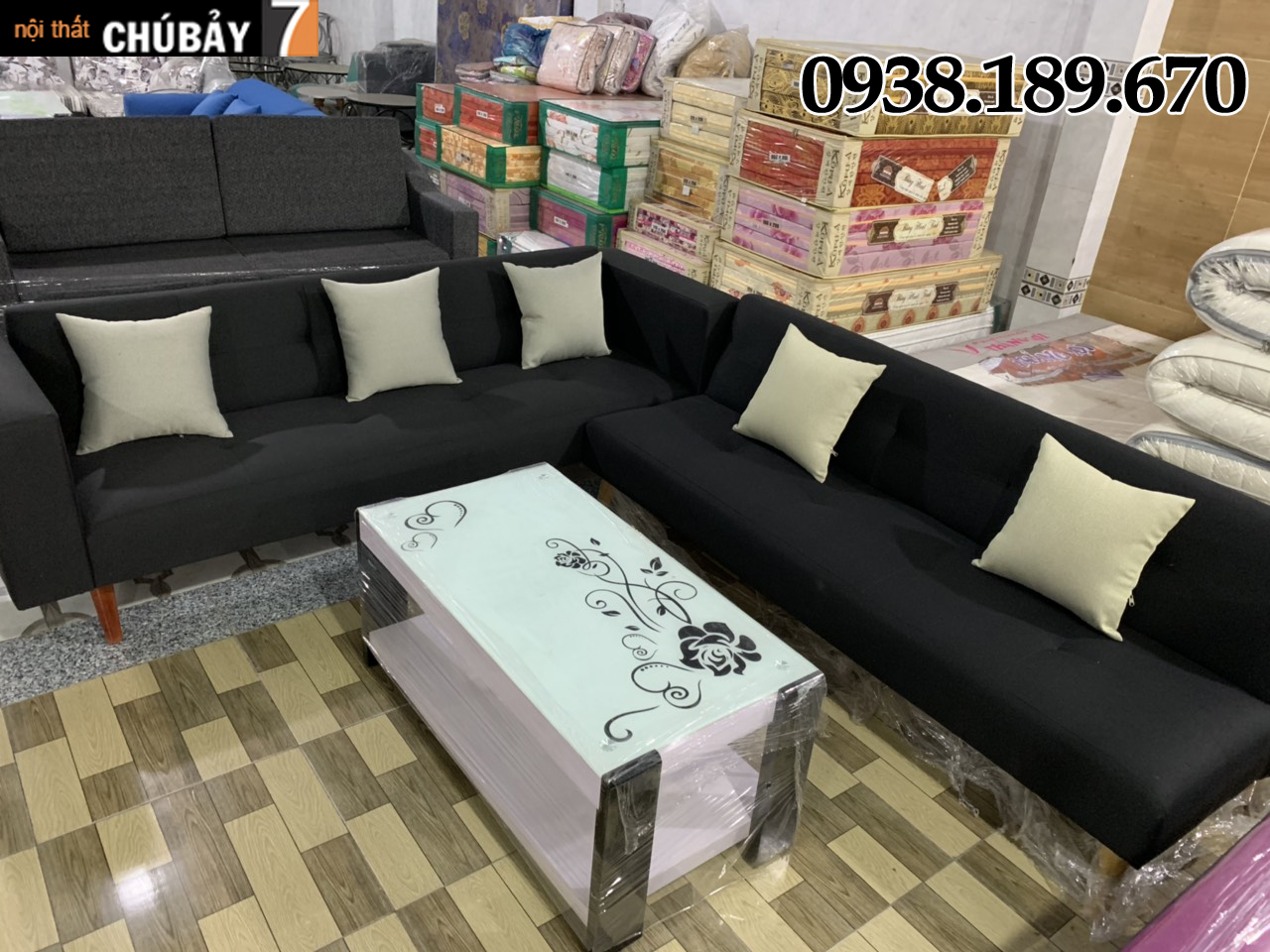 Mua sofa phòng khách sang trọng giá rẻ tại Long Thành Đồng Nai