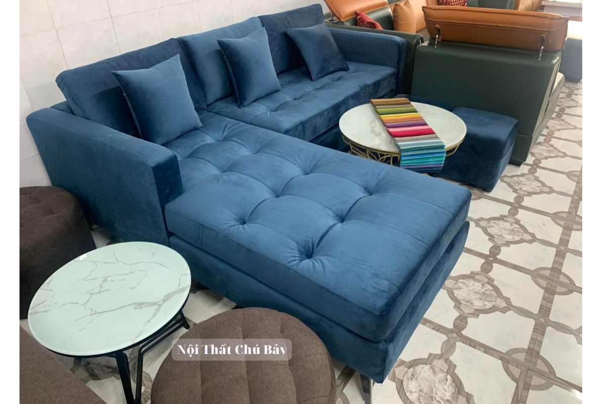 sofa chữ L phòng khách mới nhất