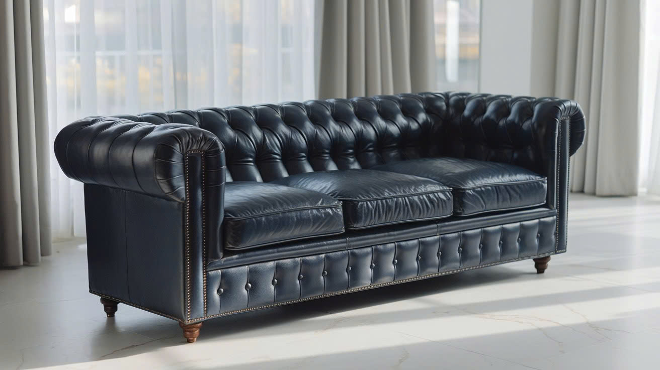 SOFA TÂN CỔ ĐIỂN VẢI NHUNG  Q09