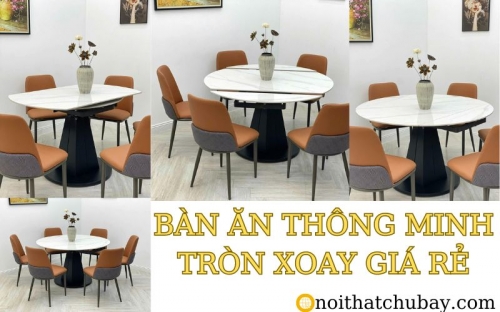 BÀN ĂN TRÒN XOAY THÔNG MINH TẠI LONG THÀNH ĐỒNG NAI