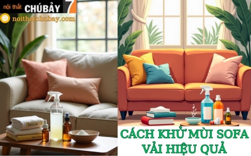 CÁCH KHỬ MÙI SOFA VẢI HIỆU QUẢ TẠI NHÀ