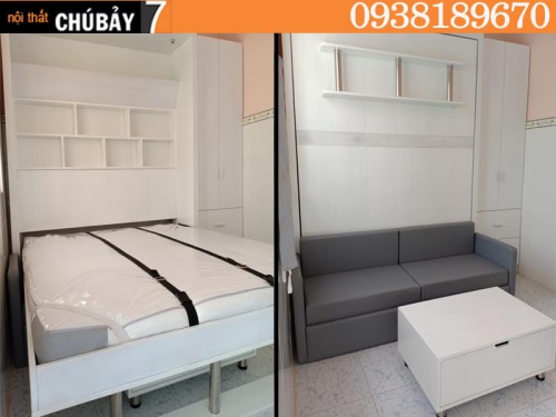 Mua giường gấp kết hợp ghế sofa 1m6x2m giá rẻ tại tp Hồ Chí Minh