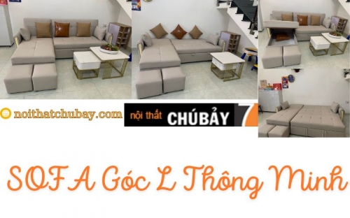 TỐI ƯU KHÔNG GIAN NHỎ VỚI SOFA GÓC L THÔNG MINH